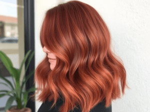 Copper Red hair- Deeper skin tones or anyone wanting a more intense red infusion.