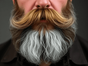 Garibaldi beard style - A wide, rounded beard that can grow up to about 8 inches in length.